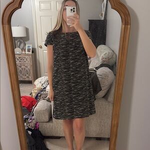 Elegant Black and Gray Women's Dress